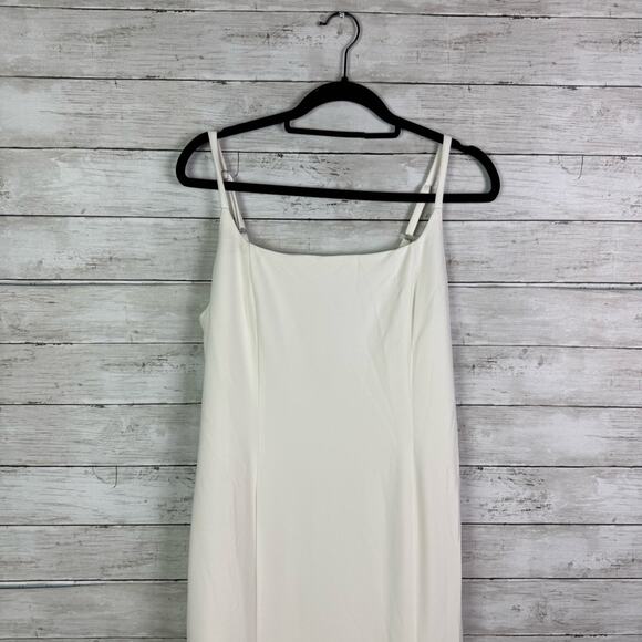 Lulus Blessed Romance White Sleeveless Button Back Mermaid Maxi Dress Size 1X - Picture 4 of 7